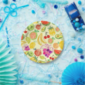 Fruchtmuster Pappteller (Party)