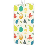 Fruchtmuster, Pflaume, Orange, Zitrone, Birne, Apf Autolufterfrischer (Links)