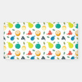 Fruchtmuster, Pflaume, Orange, Zitrone, Birne, Apf Banner (Horizontal)