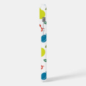 Fruchtmuster, Pflaume, Orange, Zitrone, Birne, Apf iPhone Hülle (Linke Seite)