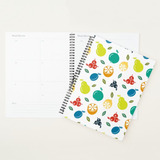 Fruchtmuster, Pflaume, Orange, Zitrone, Birne, Apf Planer (Anzeige)