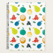 Fruchtmuster, Pflaume, Orange, Zitrone, Birne, Apf Planer (Vorderseite)
