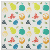 Fruchtmuster, Pflaume, Orange, Zitrone, Birne, Apf Stoff (Muster)