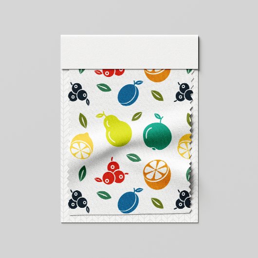 Fruchtmuster, Pflaume, Orange, Zitrone, Birne, Apf Stoff