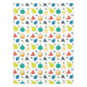 Fruchtmuster, Pflaume, Orange, Zitrone, Birne, Apf Tischdecke (Vorderseite)