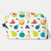 Fruchtmuster, Pflaume, Orange, Zitrone, Birne, Apf Waschbeutel (Vorderseite)