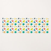 Fruchtmuster, Pflaume, Orange, Zitrone, Birne, Apf Yogamatte (Vorderseite (Horizontal))