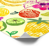 Fruchtmuster Poster (Ecke)