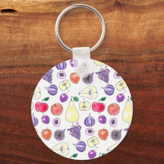 Fruchtmuster Schlüsselanhänger (Vorderseite)