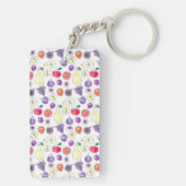 Fruchtmuster Schlüsselanhänger (Rückseite)