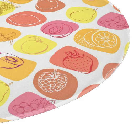Fruchtmuster Schneidebrett (Ecke)