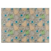 Fruchtmuster Schneidebrett (Vorderseite)