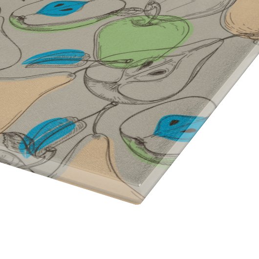 Fruchtmuster Schneidebrett (Ecke)