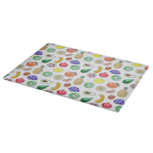 Fruchtmuster Schneidebrett (Ecke)