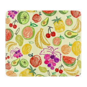 Fruchtmuster Schneidebrett