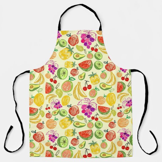 Fruchtmuster Schürze (Vorderseite)