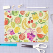 Fruchtmuster Seidenpapier (Handwerk)