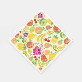 Fruchtmuster Serviette (Ecke)