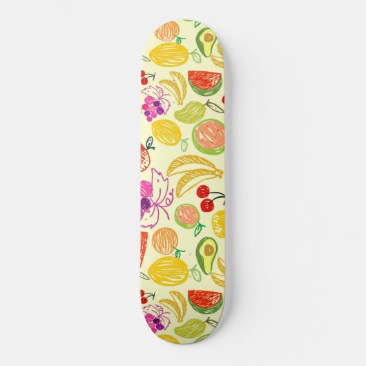 Fruchtmuster Skateboard (Vorderseite)