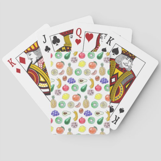 Fruchtmuster Spielkarten (Rückseite)