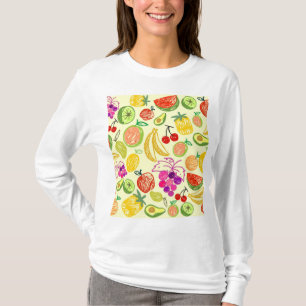 Fruchtmuster T-Shirt