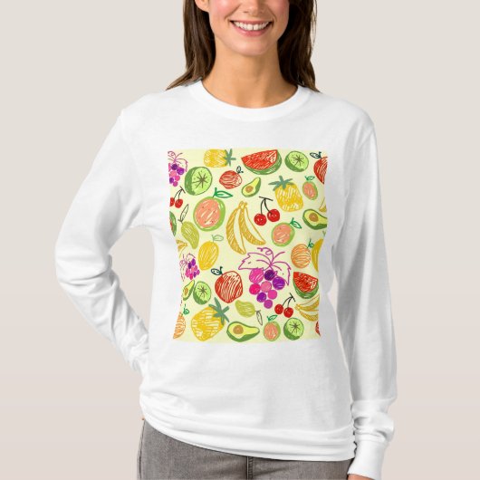 Fruchtmuster T-Shirt (Vorderseite)