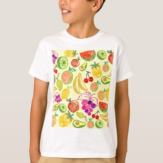 Fruchtmuster T-Shirt (Vorderseite)