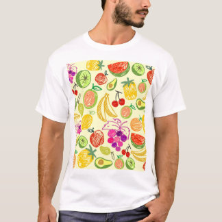 Fruchtmuster T-Shirt