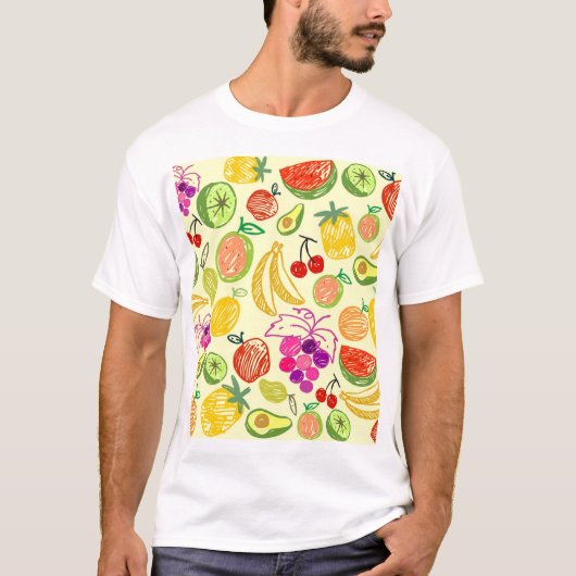 Fruchtmuster T-Shirt (Vorderseite)