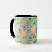 Fruchtmuster Tasse (Vorderseite Links)