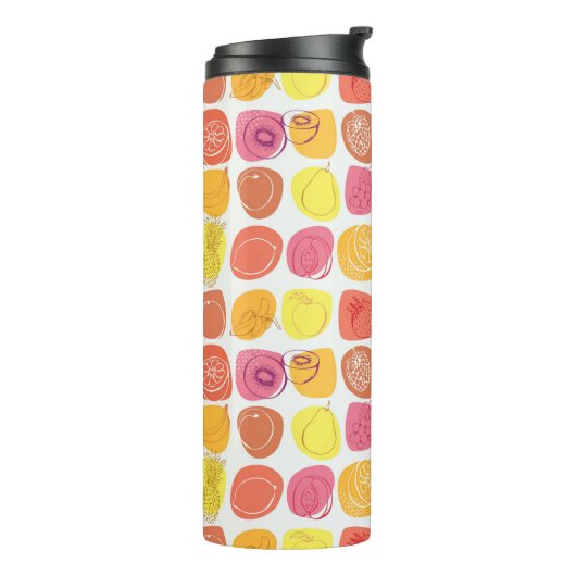 Fruchtmuster Thermosbecher (Nach links gedreht)