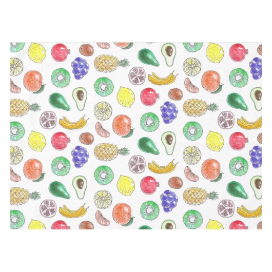Fruchtmuster Tischdecke (Vorderseite (Horizontal))