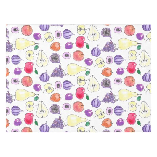 Fruchtmuster Tischdecke (Vorderseite (Horizontal))