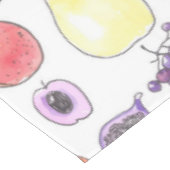 Fruchtmuster Tischdecke (Schrägansicht)