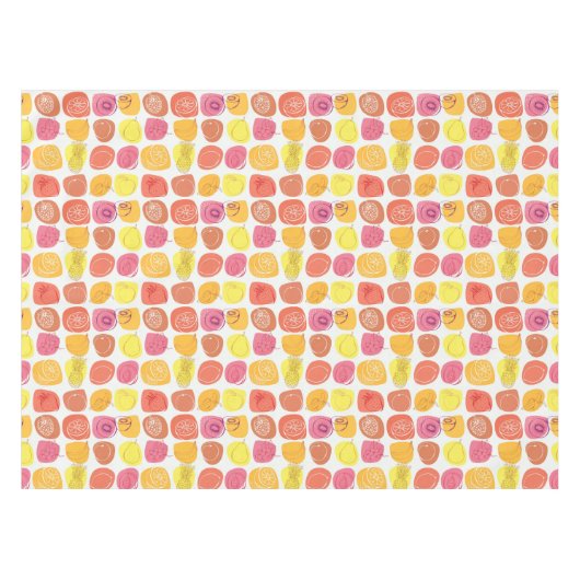 Fruchtmuster Tischdecke (Vorderseite (Horizontal))