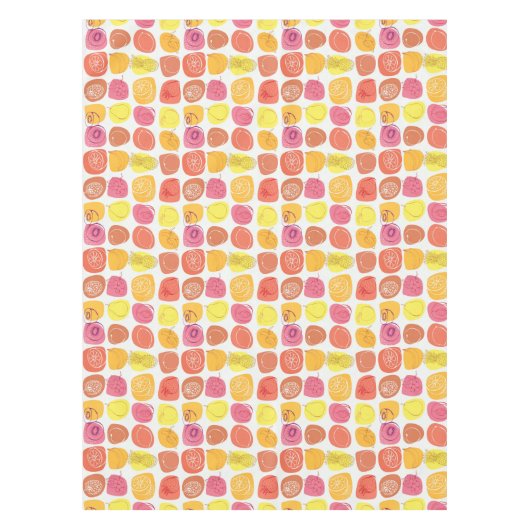 Fruchtmuster Tischdecke (Vorderseite)