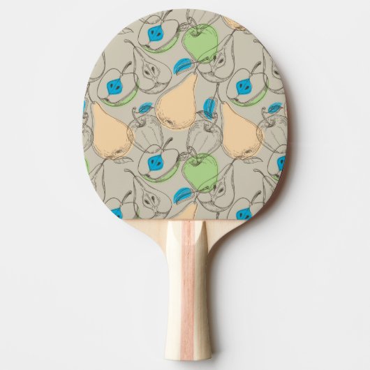 Fruchtmuster Tischtennis Schläger (Vorderseite)