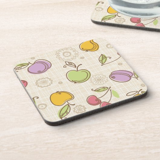 Fruchtmuster Untersetzer (Linke Seite)
