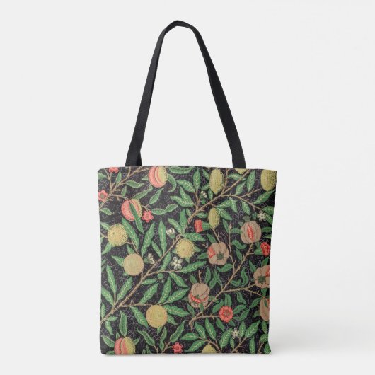 Fruchtmuster von William Morris Tasche (Rückseite)