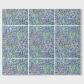 Fruchtmuster William Morris Geschenkpapier (Flach)