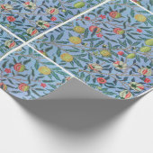 Fruchtmuster William Morris Geschenkpapier (Ecke)