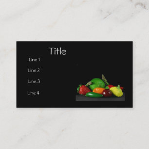 Frucht'n Veggies Business Visitenkarte