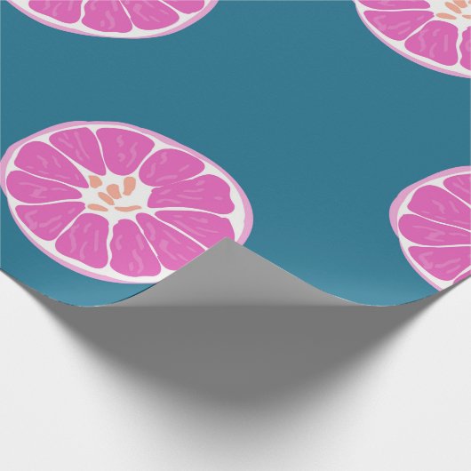 Fruchtnahtlos mit Orange. abstrakt,art,b Geschenkpapier (Ecke)