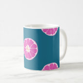 Fruchtnahtlos mit Orange. abstrakt,art,b Kaffeetasse (VorderseiteRechts)