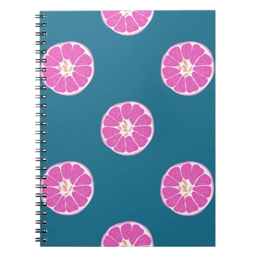 Fruchtnahtlos mit Orange. abstrakt,art,b Notizblock (Vorderseite)