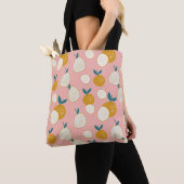 Fruchtnahtloser Hintergrund, Druckmuster Tasche (Von Nahem)