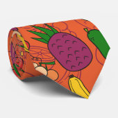 Fruchtnahtloses Muster | Fruchtoberfläche 40 Krawatte (Gerollt)