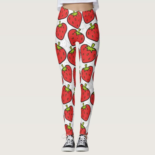 Fruchtnahtloses Muster | Fruchtoberfläche 60 Leggings (Vorderseite)