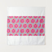 Fruchtnahtloses Muster, Grapefruitscheiben mit Sch Wandteppich (Vorderseite)