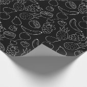 Fruchtnahtloses Muster | Muster 2 der Fruchtoberfl Geschenkpapier (Ecke)